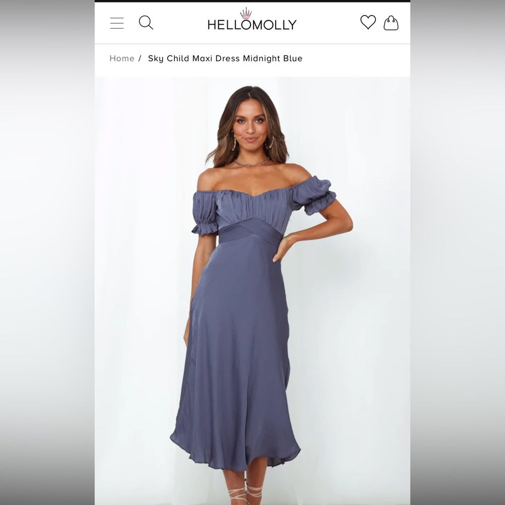 Hello Molly Sky Child Maxi Dress